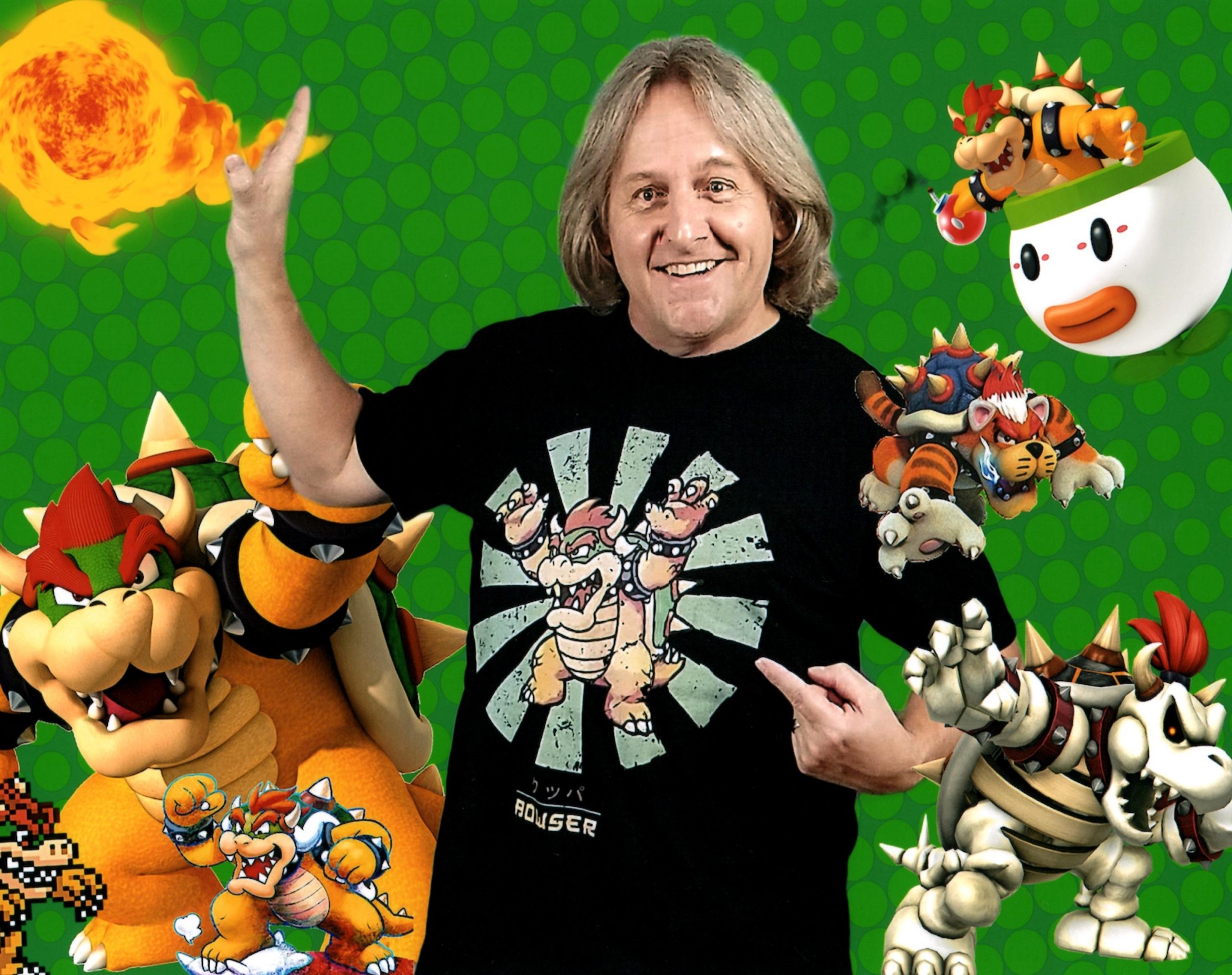 Kenny James The man behind the voice of ‘Bowser’ from Nintendo’s Super