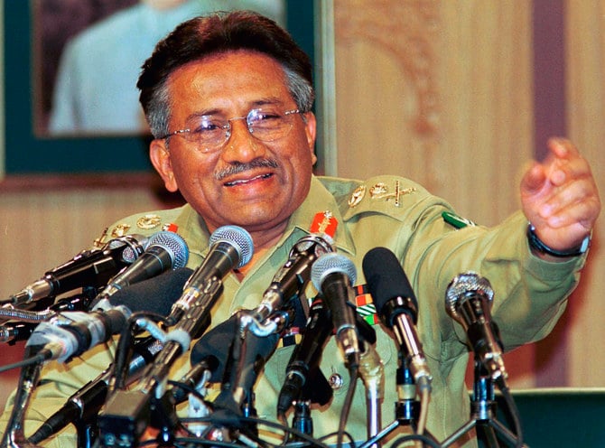 General Pervez Musharraf, former Pakistani president and army chief, has died. (File/AP)