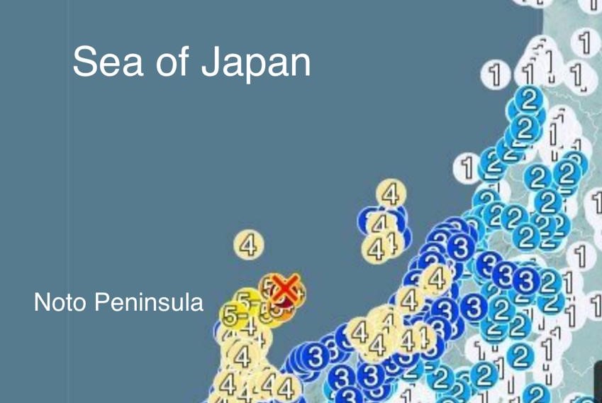 Strong earthquake jolts Noto Peninsula｜Arab News Japan