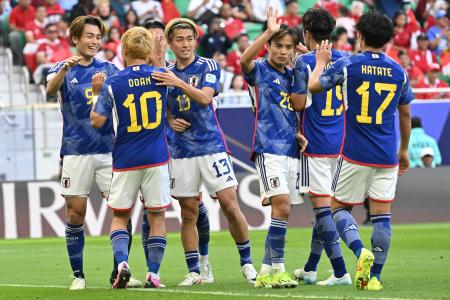 Japan cruise past Indonesia to reach Asian Cup last 16｜Arab News Japan