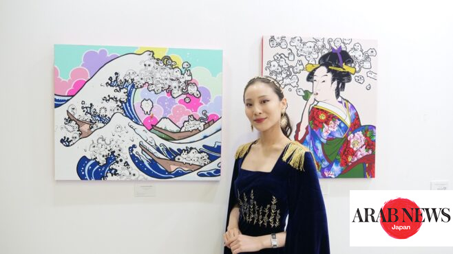 mixing style of old tradition and modern pop art｜Arab News Japan