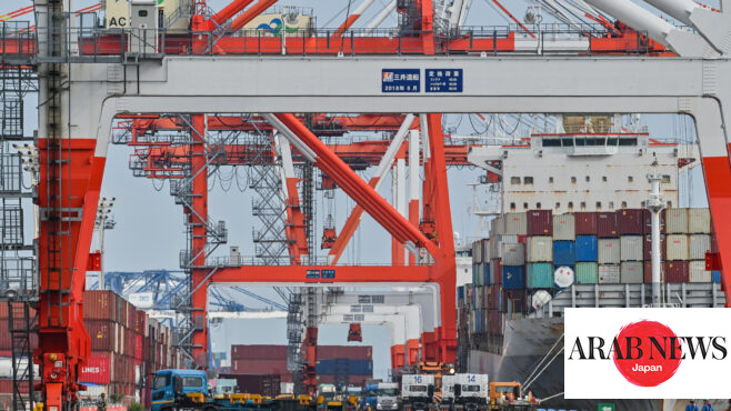 Japan’s exports slow sharply, machinery orders shrink in blow to economic recovery｜Arab News Japan