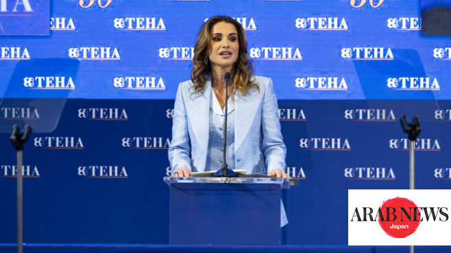 Queen Rania of Jordan hits out at Western ‘double standards’ over war in Gaza｜Arab News Japan