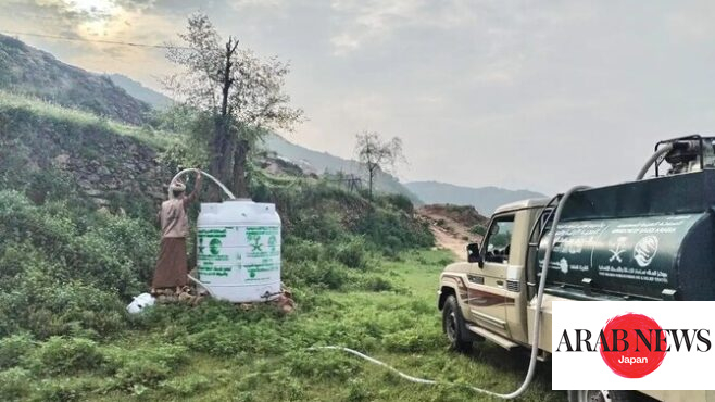 KSrelief continues water supply, healthcare project in Yemen｜Arab News Japan