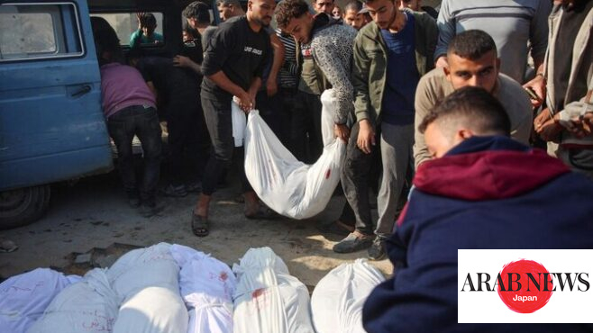 Israeli fire kills 11 Palestinians as tanks roll into central Gaza camp｜Arab News Japan