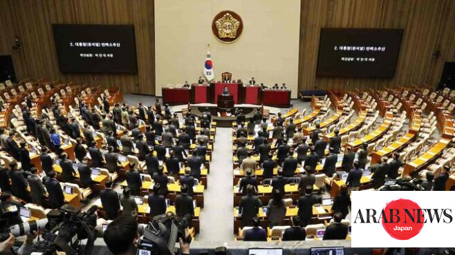 South Korean President Yoon’s impeachment fails as his ruling party boycotts vote｜Arab News Japan