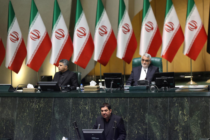 イラン大統領代行、新議会で演説｜arab News